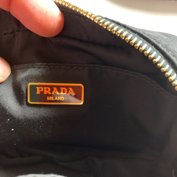 authentic PRADA micro-bag CROSSBODY camera TESSUTO - Picture 4 of 10